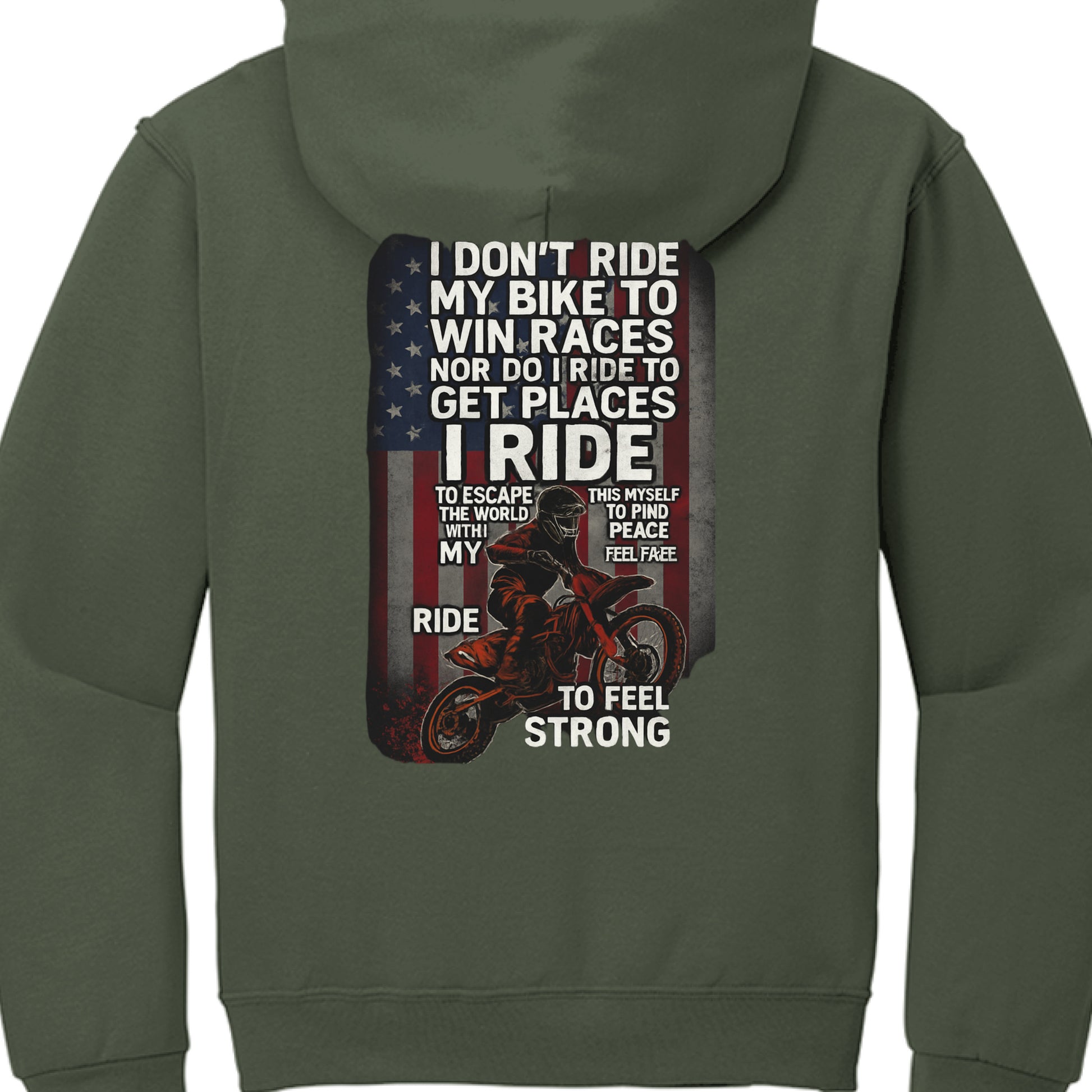 MILITARY GREEN - BACK